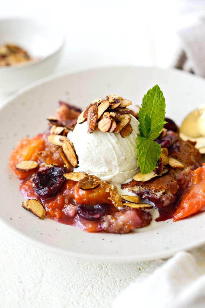 Apricot Cherry Cobbler