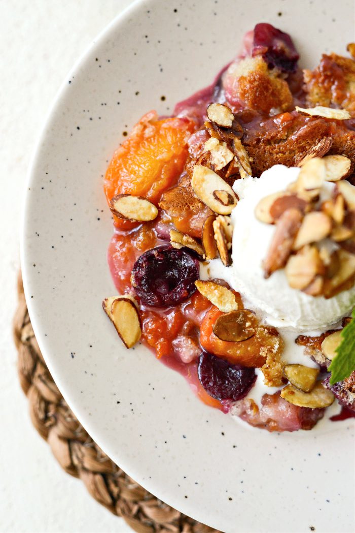 Apricot Cherry Cobbler