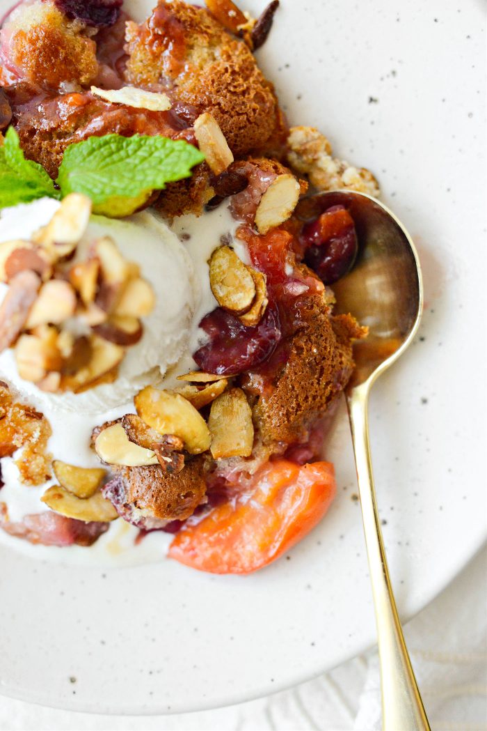 Apricot Cherry Cobbler