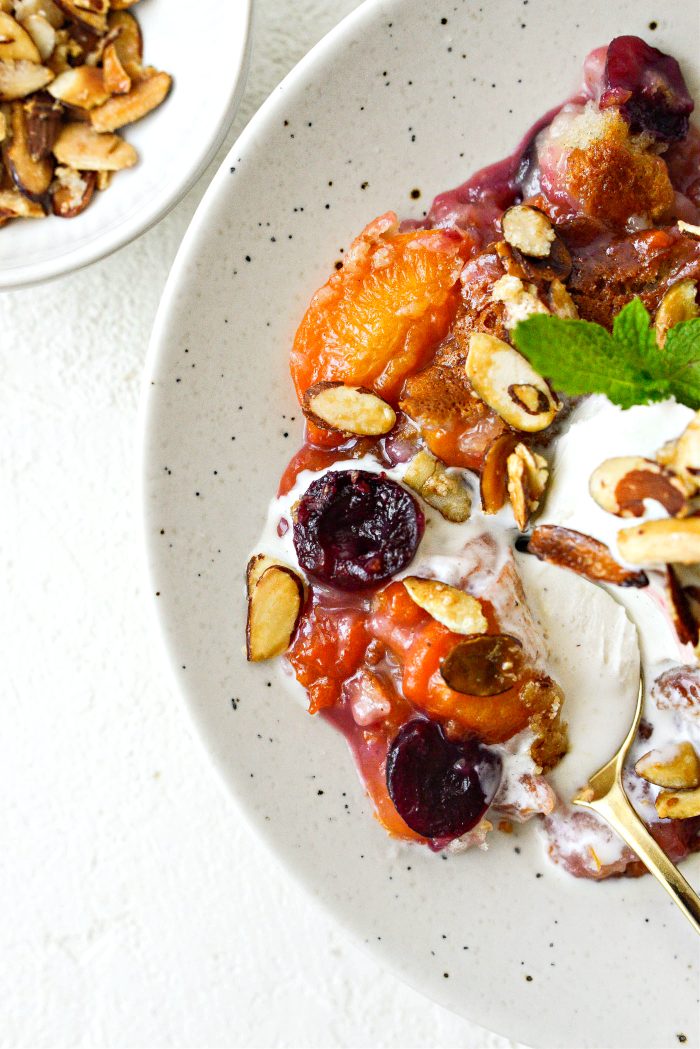 Apricot Cherry Cobbler