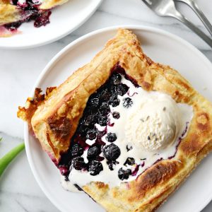 Blueberry Lavender Pastry Pies