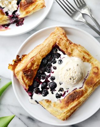 Blueberry Lavender Pastry Pies
