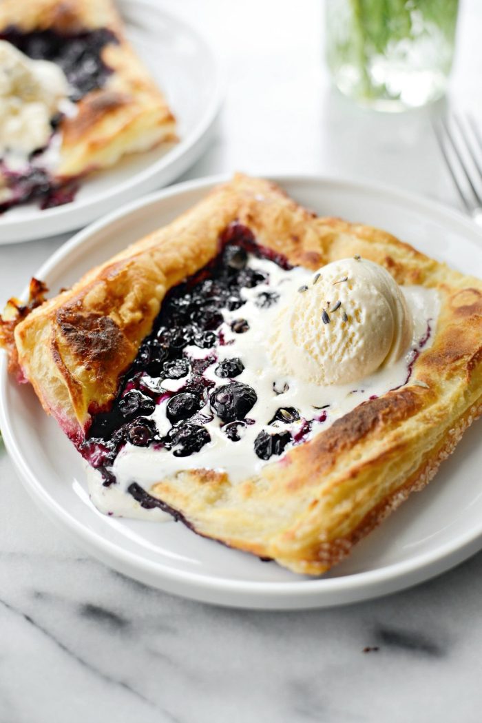 Blueberry Lavender Pastry Pies