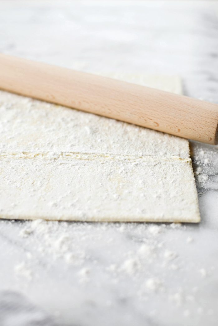 roll out puff pastry