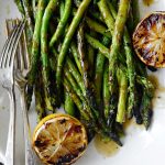 Grilled Asparagus with Balsamic Honey Dijon Vinaigrette