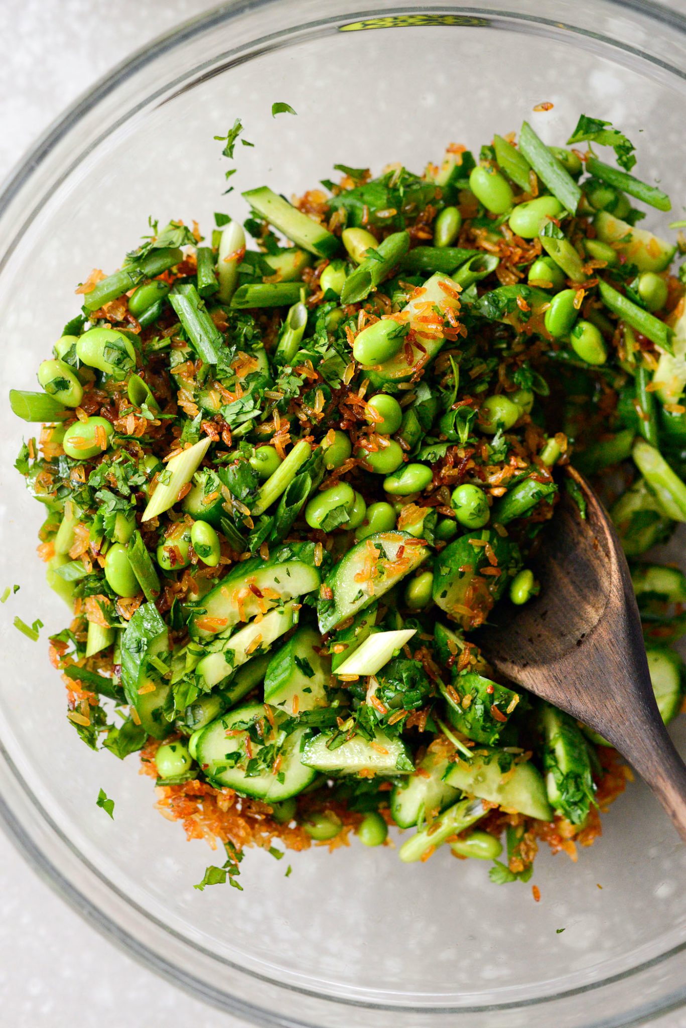 Crispy Rice Salad - Simply Scratch
