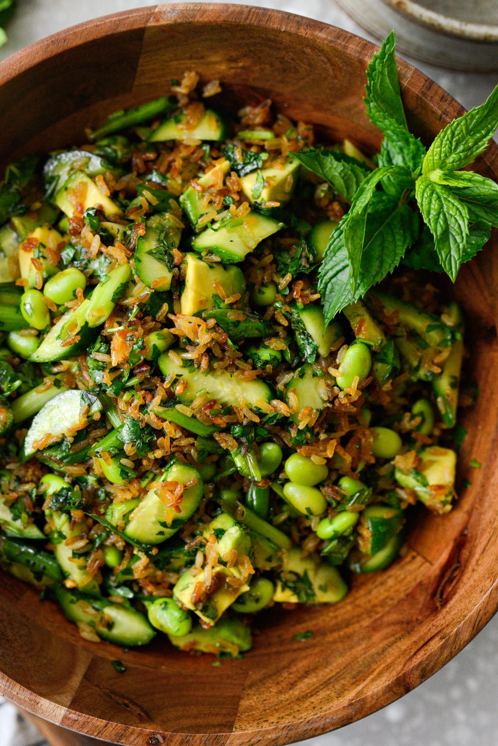 Crispy Rice Salad - Simply Scratch