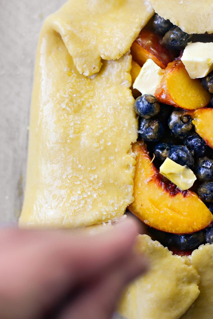 sprinkle with coarse sugar