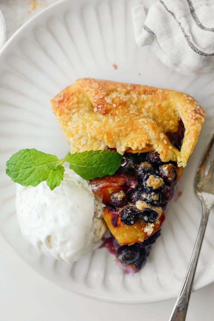 Blueberry Peach Galette