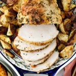 Herb Roasted Turkey Breast with Parsnips