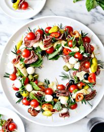Holiday Antipasto Wreath