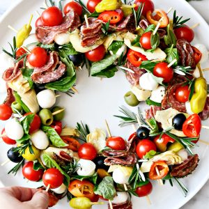 Holiday Antipasto Wreath