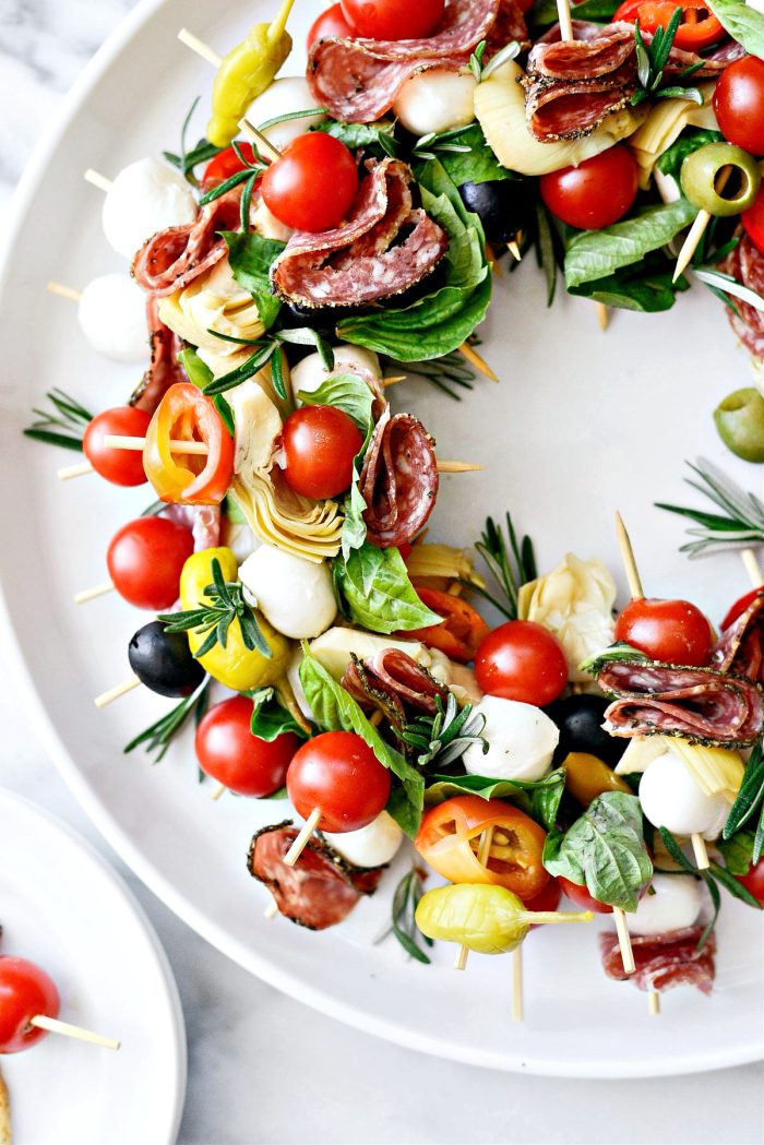 Holiday Antipasto Wreath