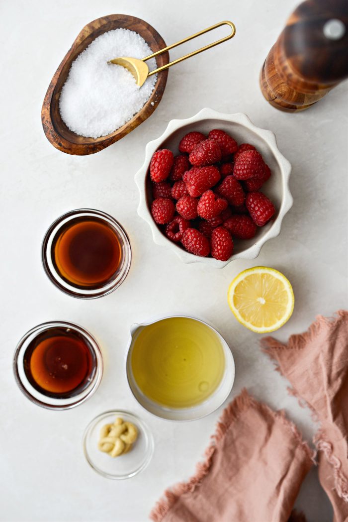 Raspberry Walnut Vinaigrette ingredients