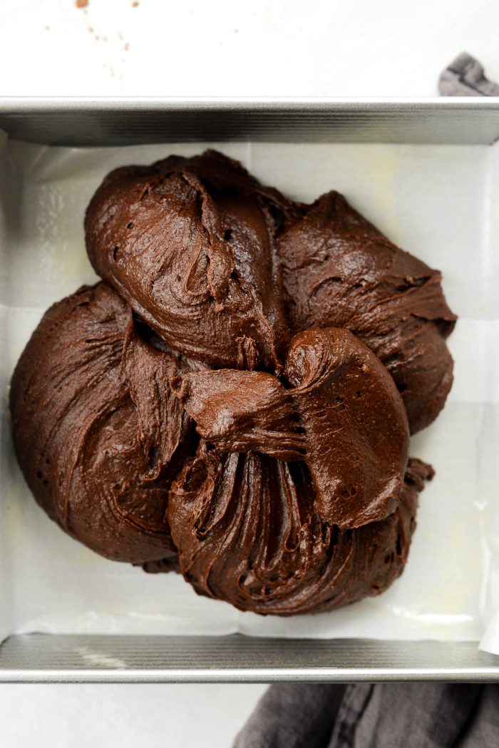 transfer batter to prepared pan