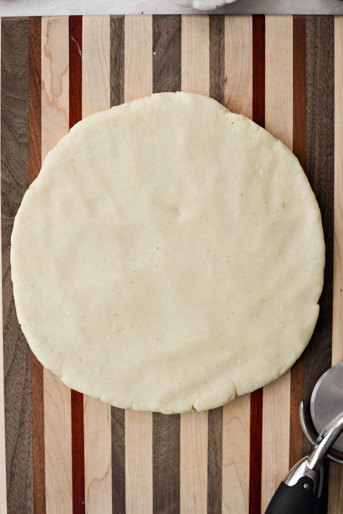 press and shape into a disc