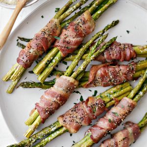 Bacon Wrapped Asparagus Bundles