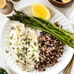 Sheet Pan Lemon Garlic Tilapia with Asparagus