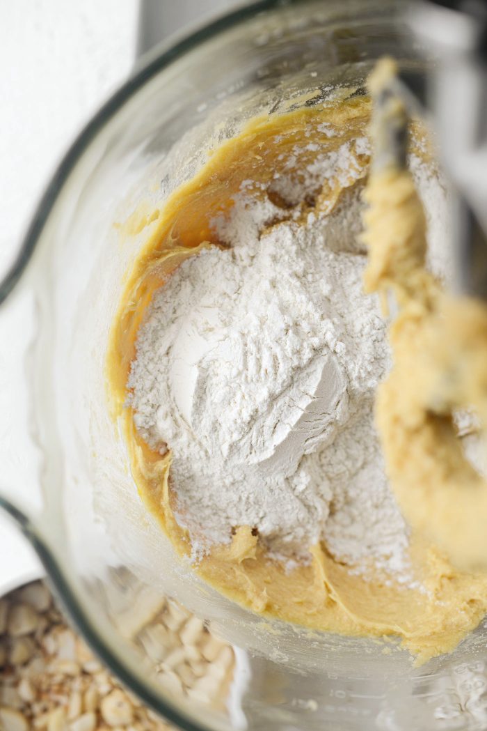 gradually add in dry ingredients