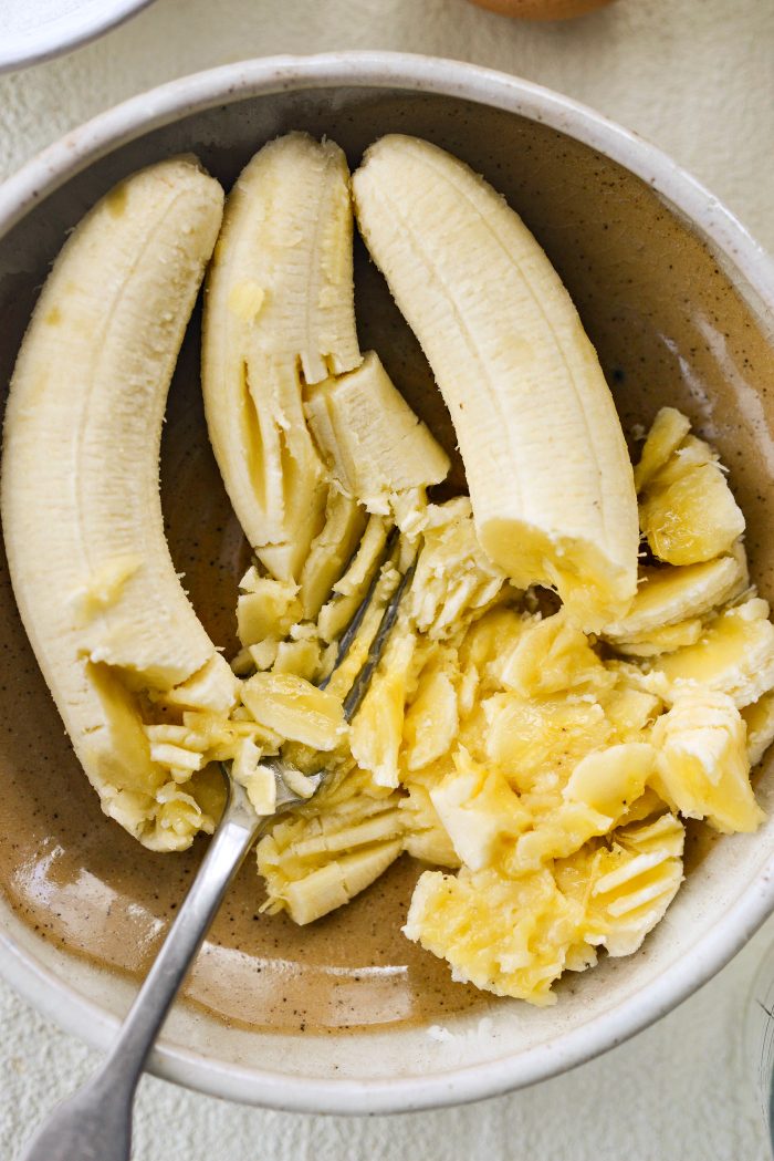mash bananas