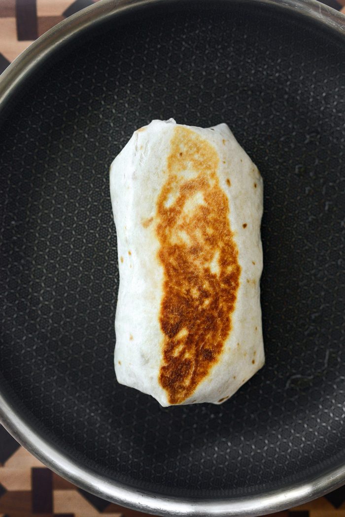 toast in a skillet