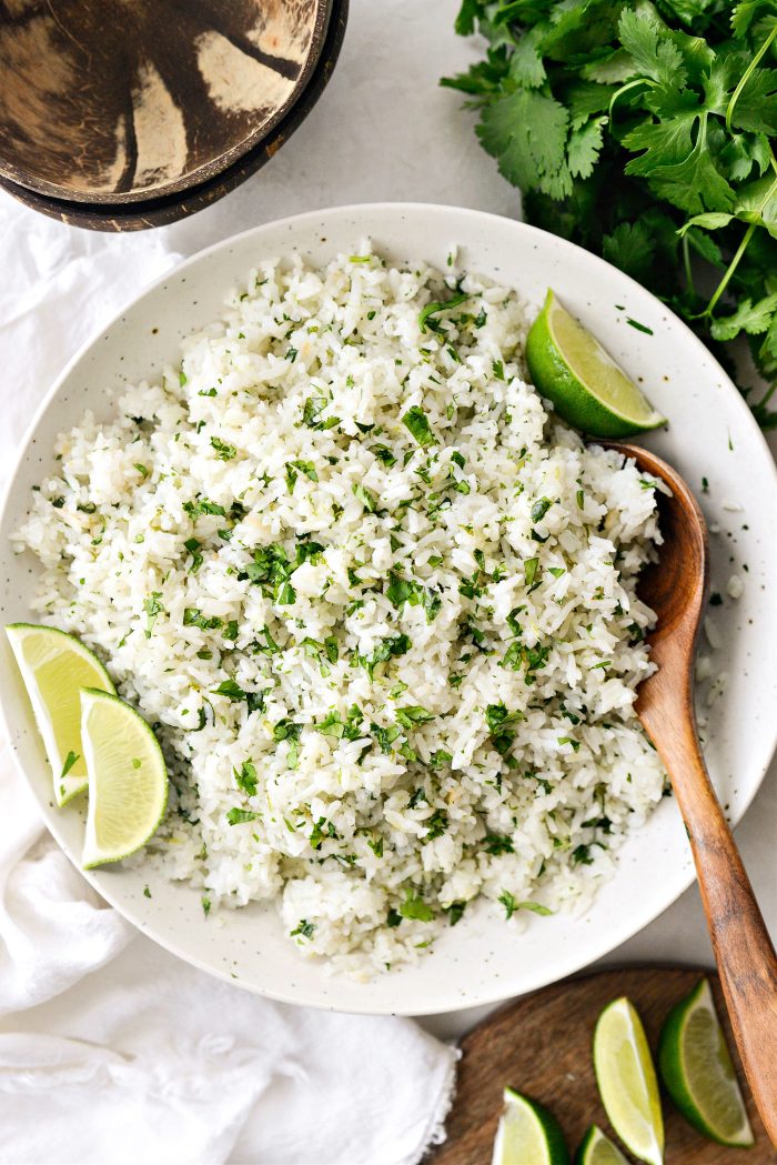 Cilantro Lime Coconut Rice