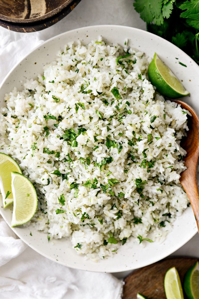 Cilantro Lime Coconut Rice