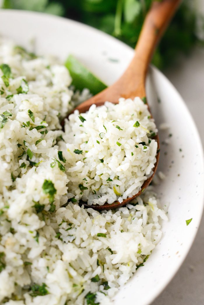 Cilantro Lime Coconut Rice