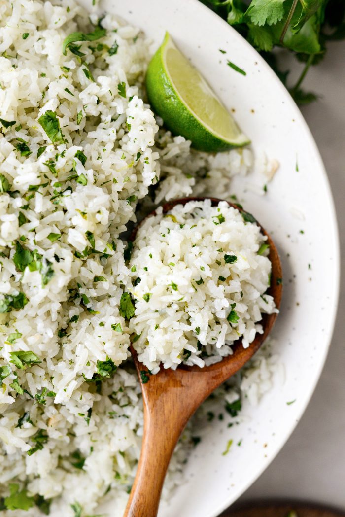 Cilantro Lime Coconut Rice
