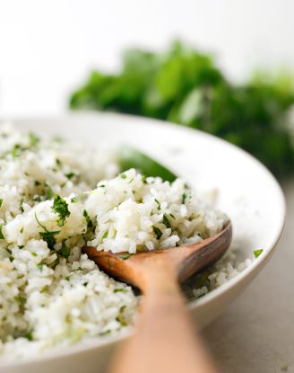Cilantro Lime Coconut Rice