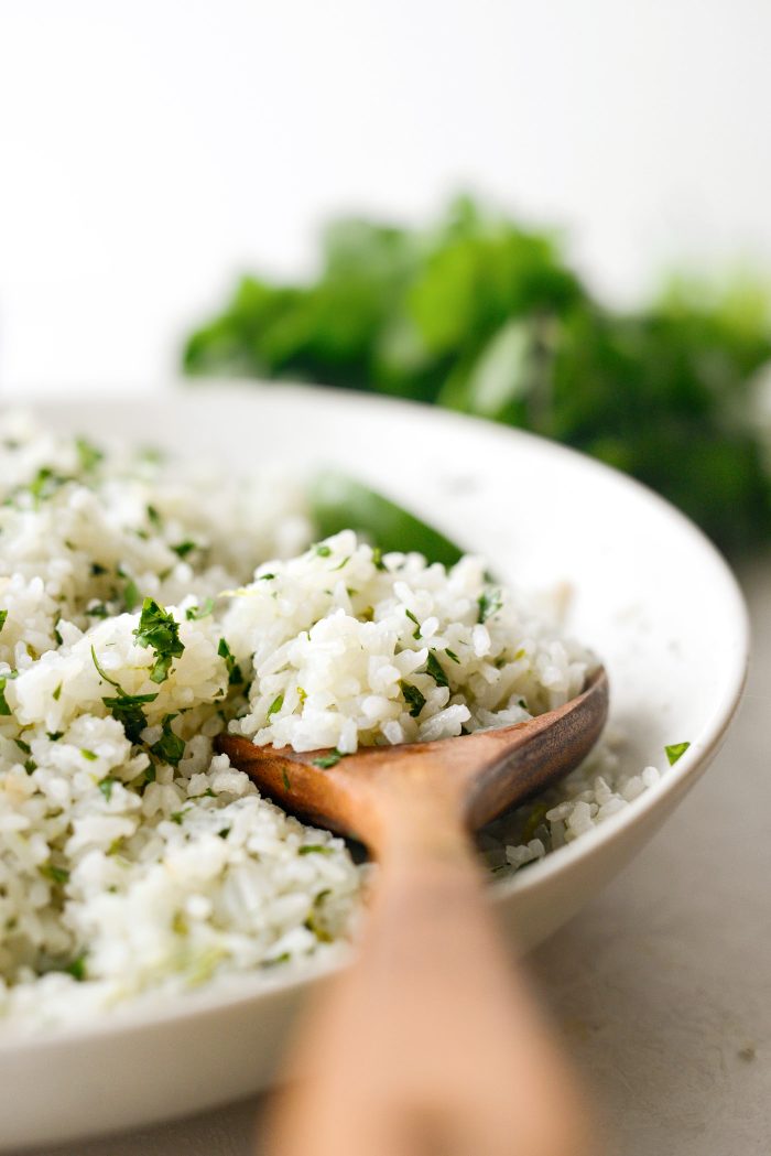 Cilantro Lime Coconut Rice