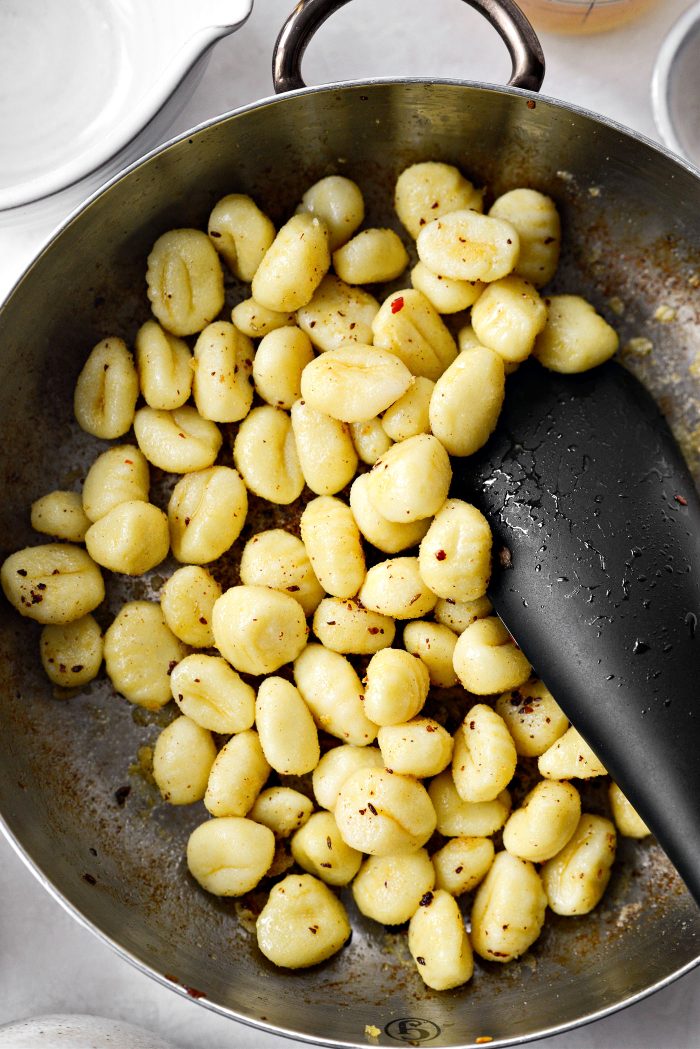 toss to coat in the fat and toast