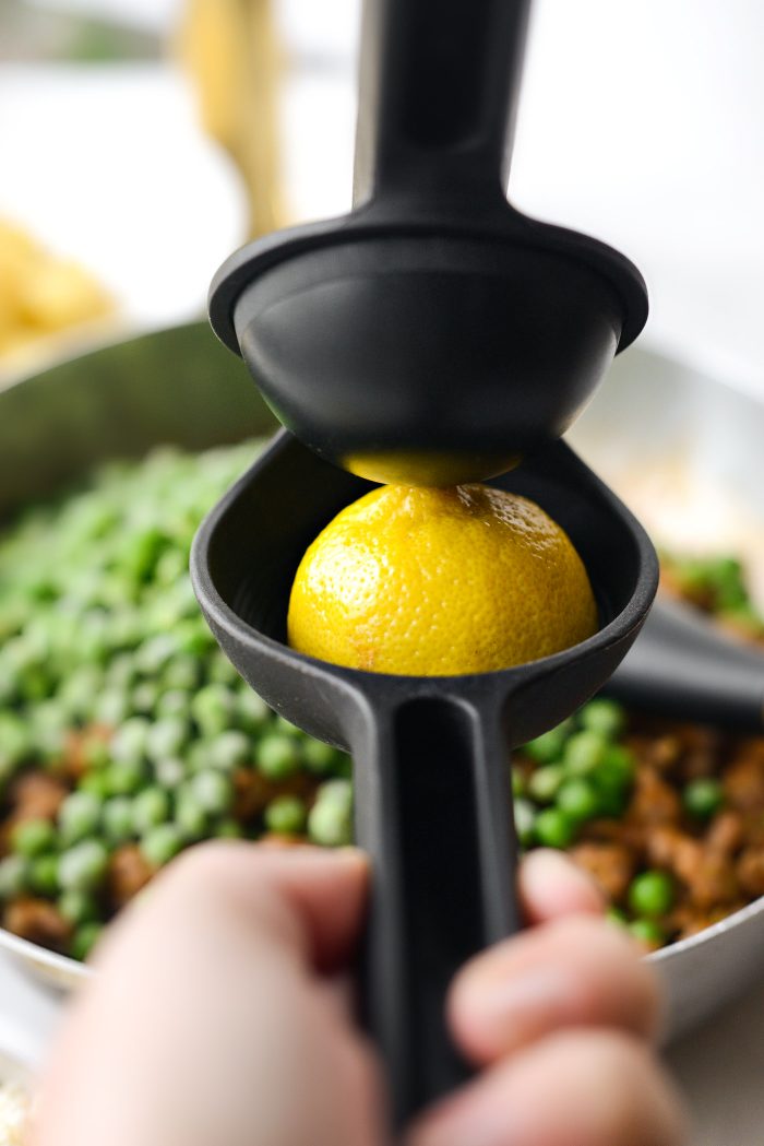 squeeze in lemon juice