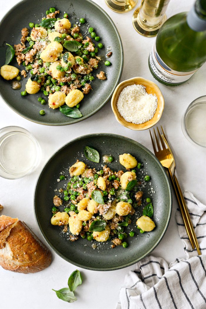 Italian Sausage and Pea Gnocchi
