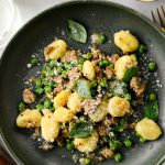 Italian Sausage and Pea Gnocchi