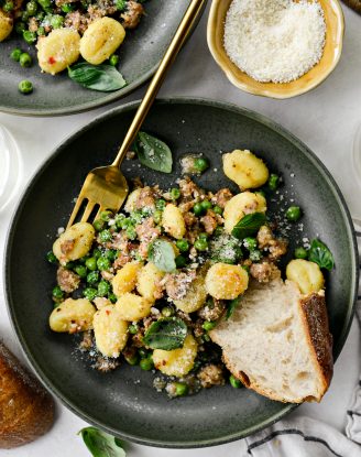 Italian Sausage and Pea Gnocchi