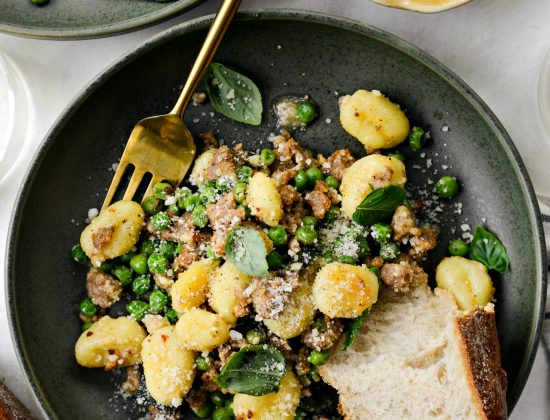 Italian Sausage and Pea Gnocchi