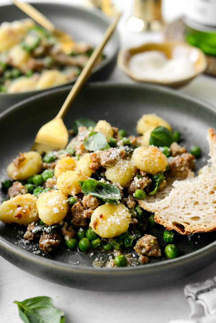 Italian Sausage and Pea Gnocchi