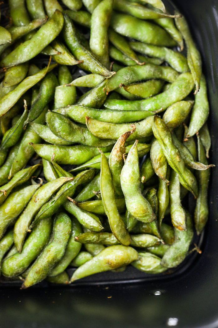 air fried edamame