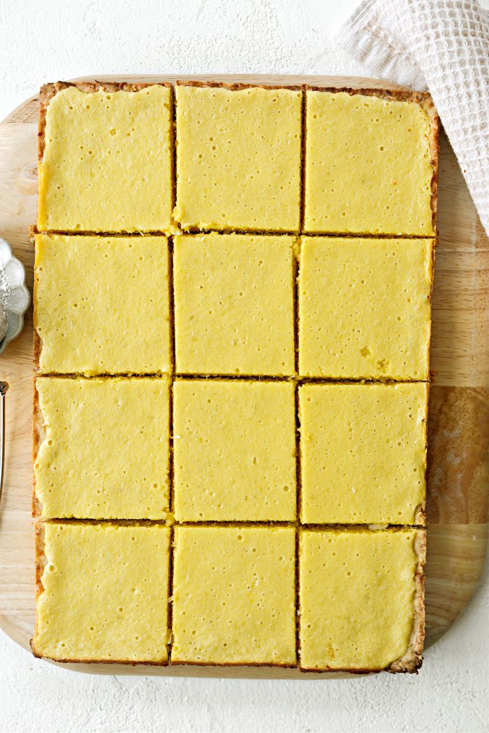 cut into squares