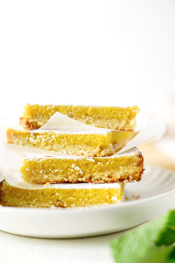 Lemongrass Bars with Coconut Shortbread Crust