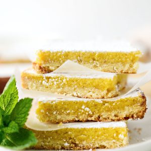 Lemongrass Bars with Coconut Shortbread Crust