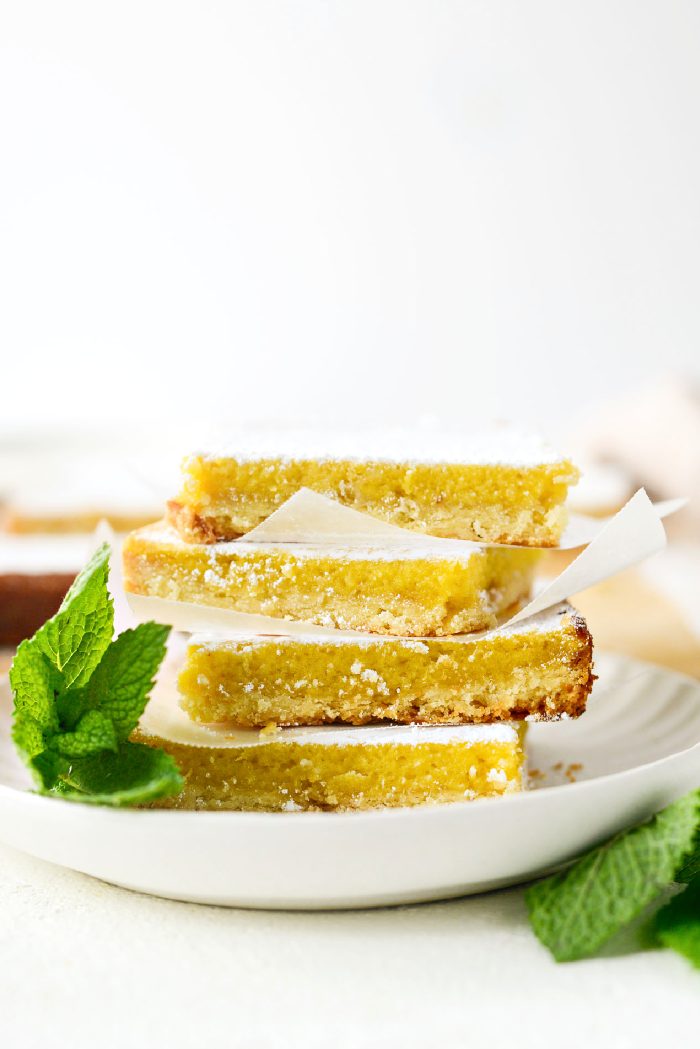 Lemongrass Bars with Coconut Shortbread Crust