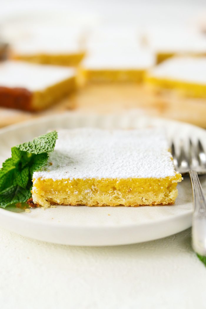Lemongrass Bars with Coconut Shortbread Crust