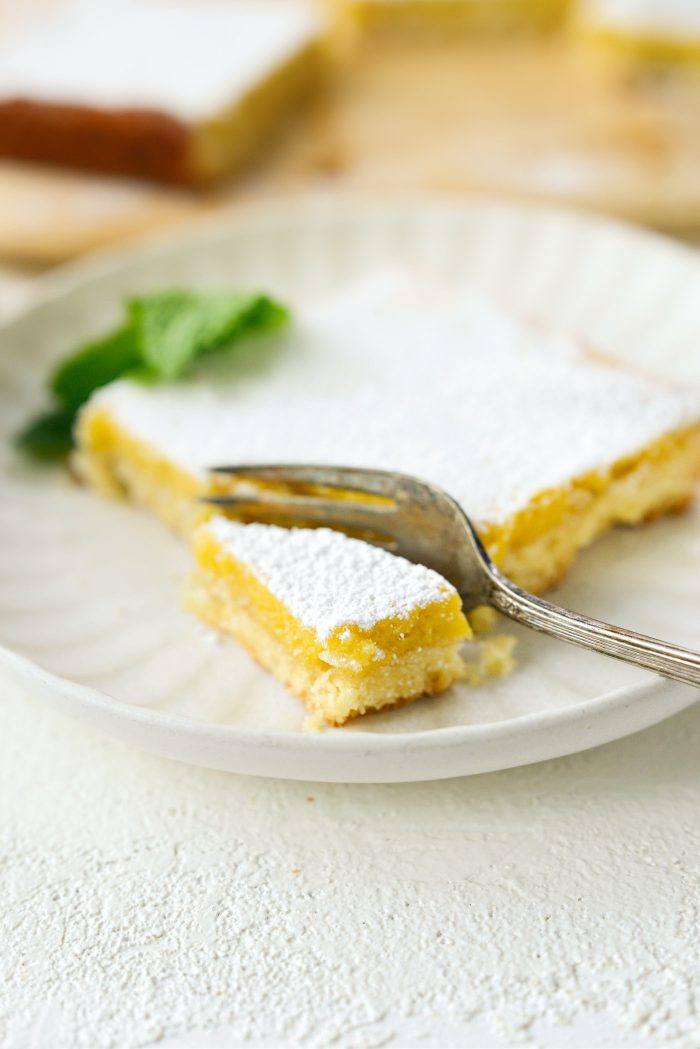 Lemongrass Bars with Coconut Shortbread Crust