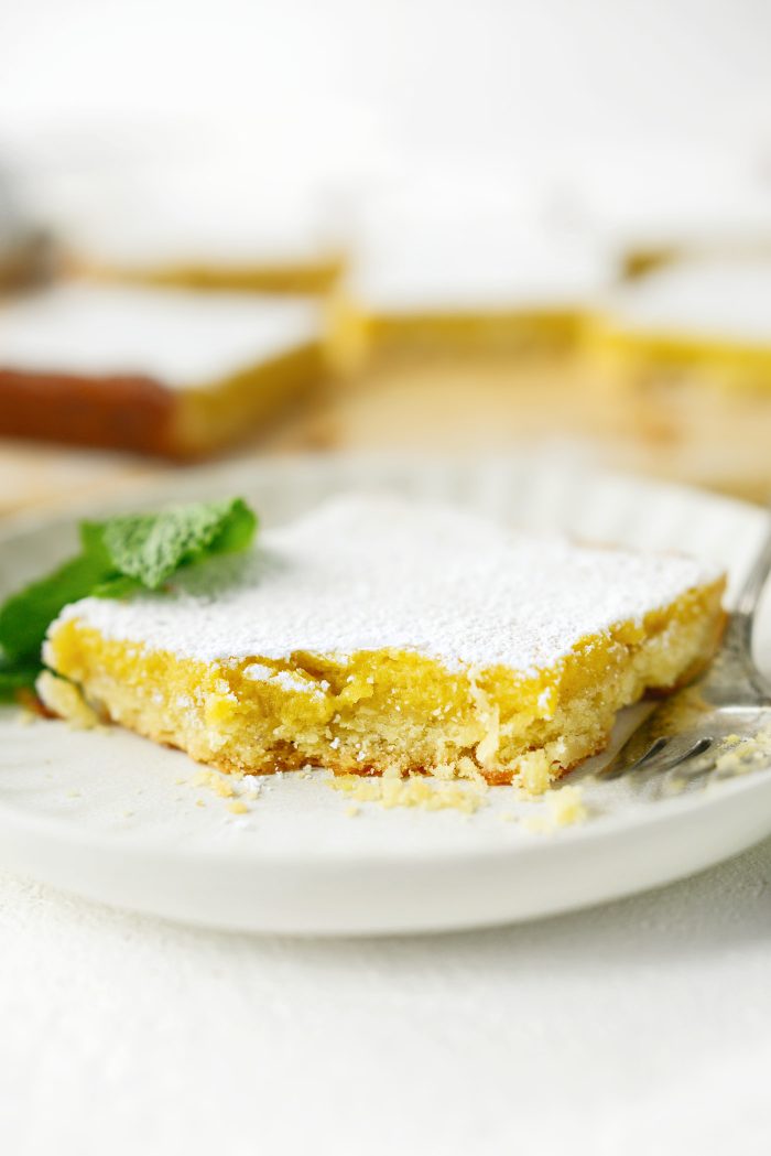 Lemongrass Bars with Coconut Shortbread Crust