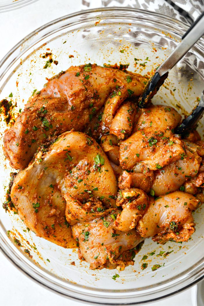 add chicken and toss to coat