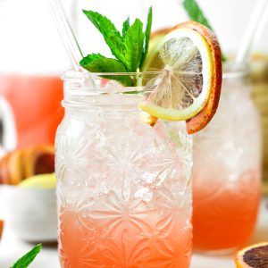 Sparkling Blood Orange Lemonade
