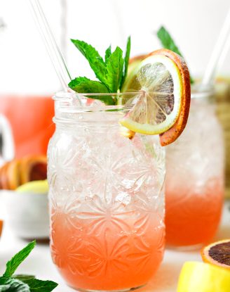 Sparkling Blood Orange Lemonade