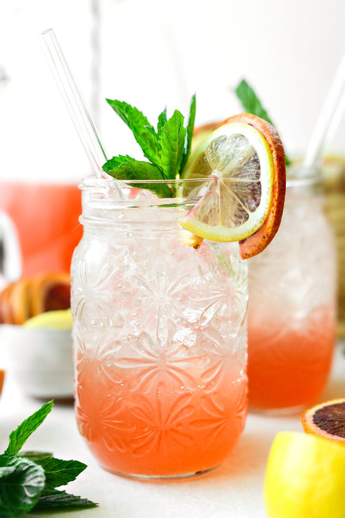 Sparkling Blood Orange Lemonade
